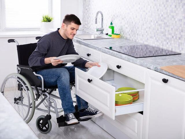 Havenside Accessible Cabinetry project example in a kitchen