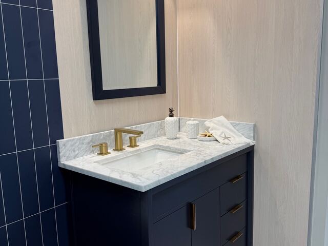 Havenside Bathroom Vanity Installation project example in a bathroom