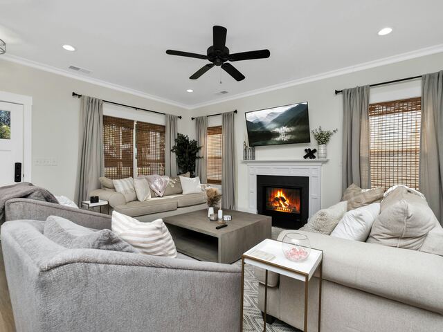Havenside Fan Installation project example in a living room