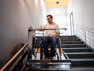 Havenside Incline Platform Lifts project example 2 in a stairs and hallways