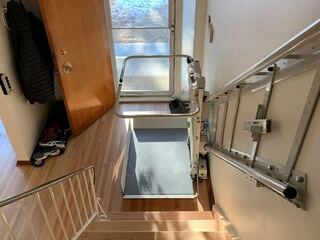 Havenside Incline Platform Lifts project example 1 in a stairs and hallways