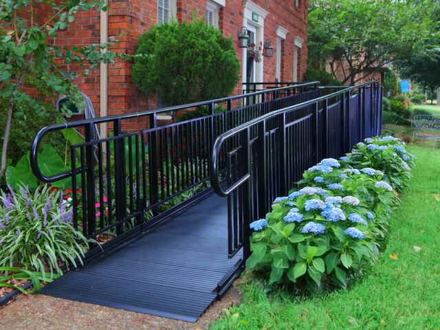 Havenside Ramp Installation project example in an exterior and curb