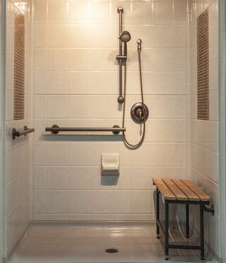 Havenside Shower Seat Installation project example 1 in a bathroom