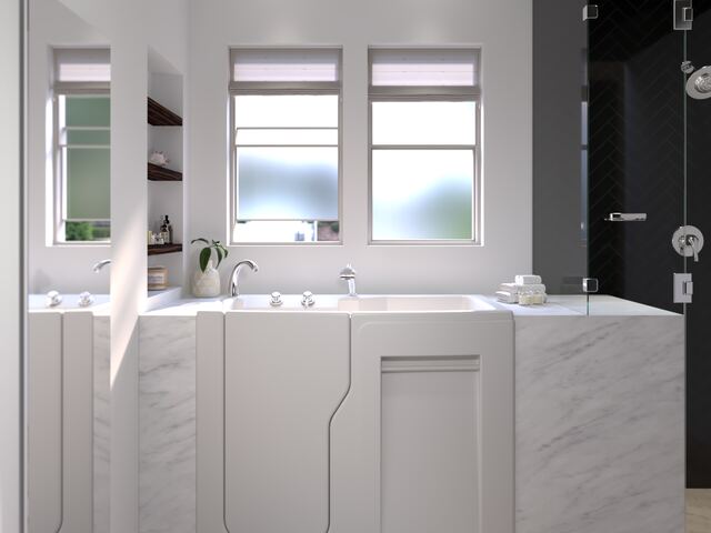 Havenside Shower Stall Conversion (CleanCut) project example in a bathroom