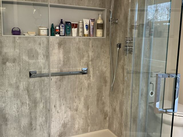 Havenside Tub to Shower Conversion project example in a bathroom